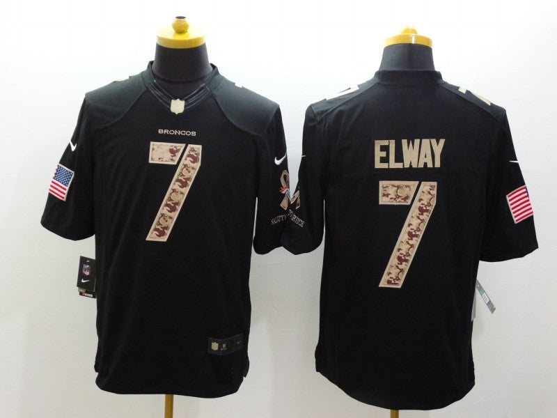 Men’s Denver Broncos John Elway #7 Black Jersey