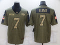 Men’s Denver Broncos John Elway #7 Brown Jersey