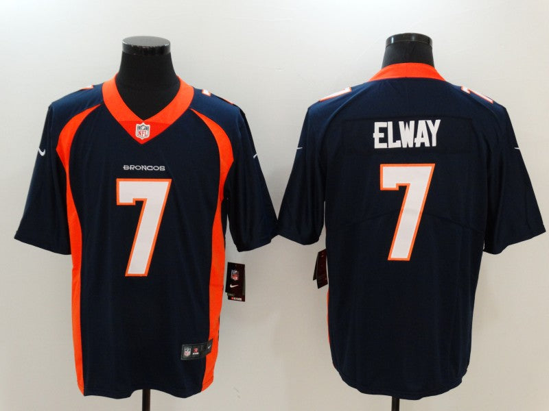 Men’s Denver Broncos John Elway #7 Navy Jersey
