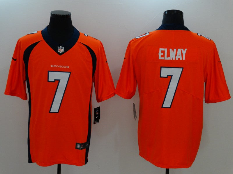 Men’s Denver Broncos John Elway #7 Orange Jersey