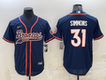 Men’s Denver Broncos Justin Simmons #31 Navy Jersey Joint Edition