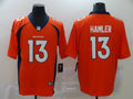 Men’s Denver Broncos KJ Hamler #13 Orange Jersey