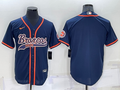 Men’s Denver Broncos Navy Blank Jersey