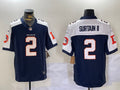 Men’s Denver Broncos Patrick Surtain II #2 Navy Jersey