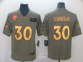 Men’s Denver Broncos Phillip Lindsay #30 Brown Jersey