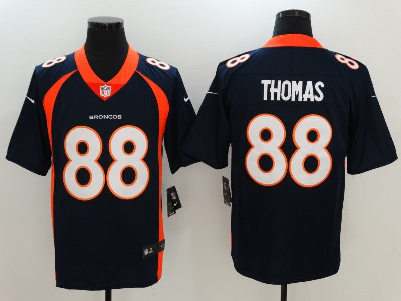 Men’s Denver Broncos Retired Player #88 Demaryius Thomas Nike Navy Vapor Untouchable Limited Jersey