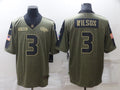 Men’s Denver Broncos Russell Wilson #3 Brown Jersey
