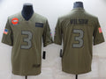 Men’s Denver Broncos Russell Wilson #3 Brown Jersey