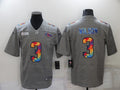 Men’s Denver Broncos Russell Wilson #3 Gray Jersey