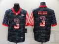 Men’s Denver Broncos Russell Wilson #3 Grey Camouflage Jersey