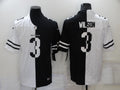 Men’s Denver Broncos Russell Wilson #3 White/Black Jersey