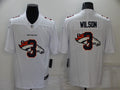 Men’s Denver Broncos Russell Wilson #3 White Jersey