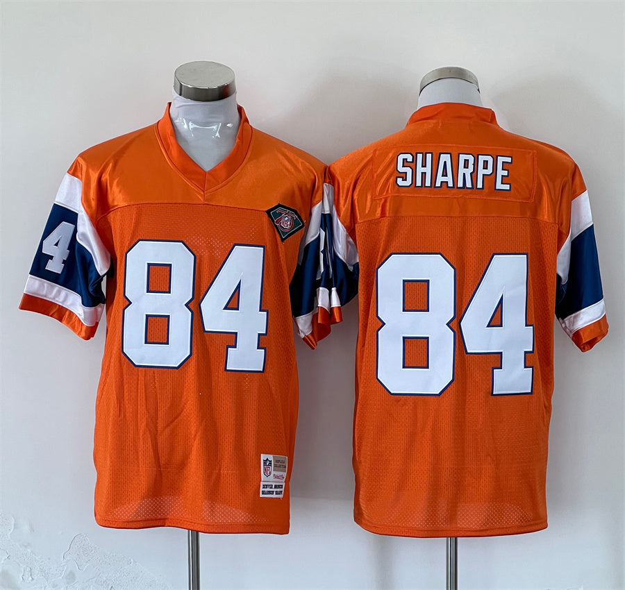 Men’s Denver Broncos Shannon Sharpe Mitchell & Ness Orange Legacy Jersey