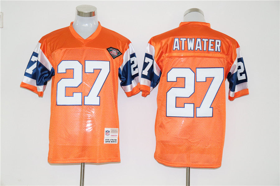 Men’s Denver Broncos Steve Atwater Mitchell & Ness Orange Legacy Jersey