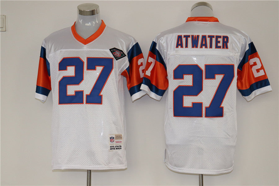 Men’s Denver Broncos Steve Atwater Mitchell & Ness White Legacy Jersey