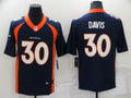 Men’s Denver Broncos Terrell Davis #30 Navy Retired Jersey