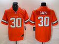 Men’s Denver Broncos Terrell Davis #30 Orange Alternate Jersey