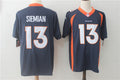 Men’s Denver Broncos Trevor Siemian #13 Navy Jersey