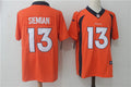 Men’s Denver Broncos Trevor Siemian #13 Orange Jersey