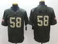 Men’s Denver Broncos Von Miller #58 Army Green Jersey