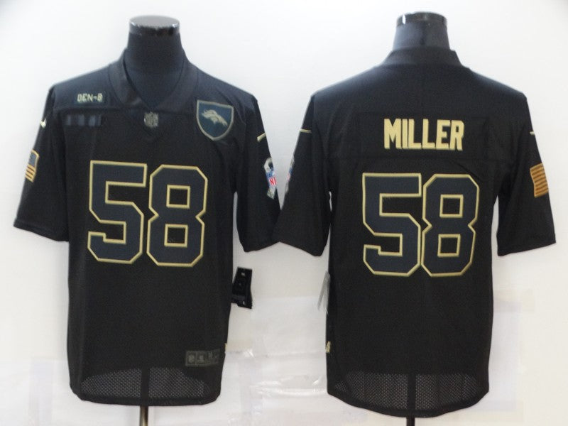 Men’s Denver Broncos Von Miller #58 Black Jersey