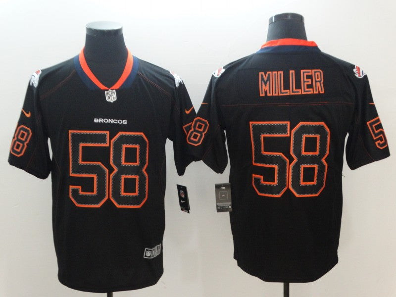 Men’s Denver Broncos Von Miller #58 Black Jersey