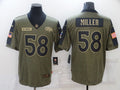 Men’s Denver Broncos Von Miller #58 Brown Jersey