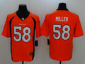 Men’s Denver Broncos Von Miller #58 Orange Jersey