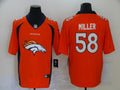 Men’s Denver Broncos Von Miller #58 Orange Jersey