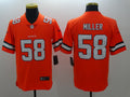 Men’s Denver Broncos Von Miller #58 Orange Jersey