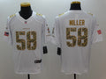 Men’s Denver Broncos Von Miller #58 White Jersey