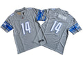 Mens Detroit Lions #14 Amon-Ra St. Brown Nike Steel Alternate 2023 F.U.S.E. Vapor Limited Jersey