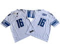 Men’s Detroit Lions #16 Jared Goff Nike White 2023 F.U.S.E. Vapor Limited Jersey