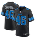 Mens Detroit Lions #46 Jack Campbell Nike 2024 Black 2nd Alternate Vapor F.U.S.E. Limited Jersey