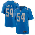 Mens Detroit Lions #54 Alim McNeill Nike Royal Alternate Retro F.U.S.E. Limited Jersey