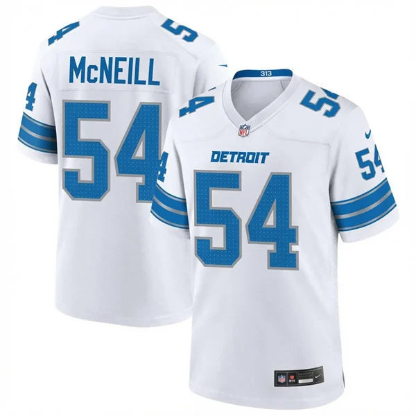 Mens Detroit Lions #54 Alim McNeill Nike White Vapor F.U.S.E. Limited Jersey