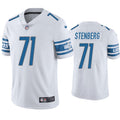 Mens Detroit Lions #71 Logan Stenberg Nike White Vapor Untouchable Limited Jersey