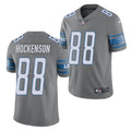 Men’s Detroit Lions #88 T.J. Hockenson Nike Steel Color Rush Limited Player Jersey