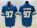 Men’s Detroit Lions Aidan Hutchinson #97 Blue Vapor F.U.S.E. Limited Jersey