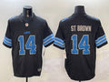Men’s Detroit Lions Amon-Ra St. Brown #14 Black Alternate Jersey