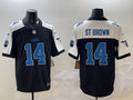 Men’s Detroit Lions Amon-Ra St. Brown #14 Black Jersey
