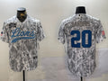 Men’s Detroit Lions Barry Sanders #20 Arctic Camo 2024 Salute to Service Limited Jersey