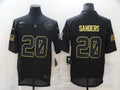 Men’s Detroit Lions Barry Sanders #20 Black Jersey