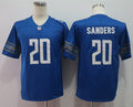 Men’s Detroit Lions Barry Sanders #20 Blue Retired Jersey