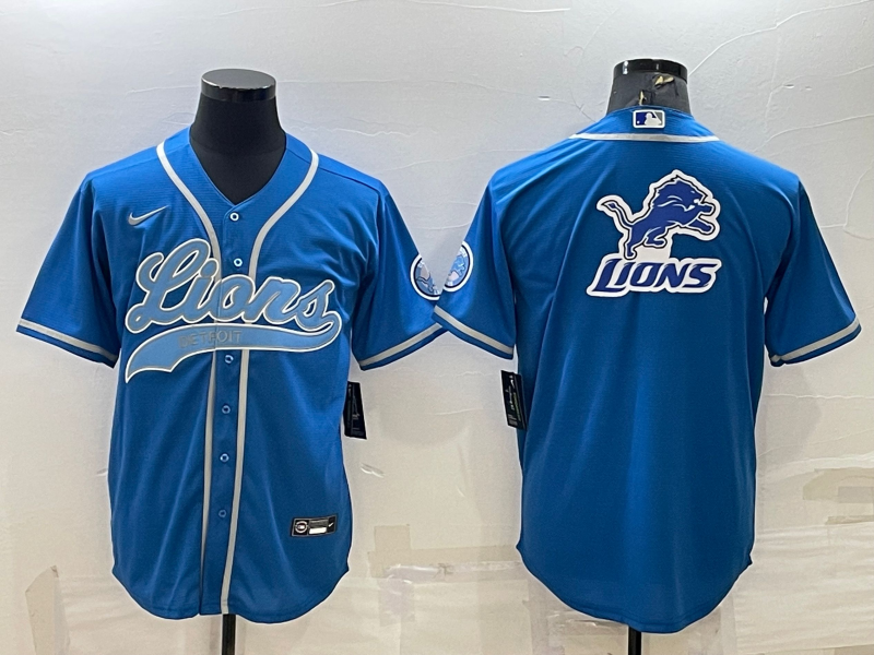Men’s Detroit Lions Blue Jersey
