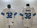 Men’s Detroit Lions Brian Branch #32 White Jersey