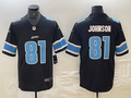 Men’s Detroit Lions Calvin Johnson #81 Black Jersey