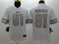 Men’s Detroit Lions Calvin Johnson #81 White Jersey