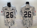 Men’s Detroit Lions Jahmyr Gibbs #26 Arctic Camo 2024 Salute to Service Limited Jersey