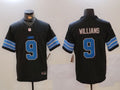Men’s Detroit Lions Jameson Williams #9 Black Jersey